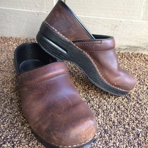 Dansko Professional Brown Leather Clog